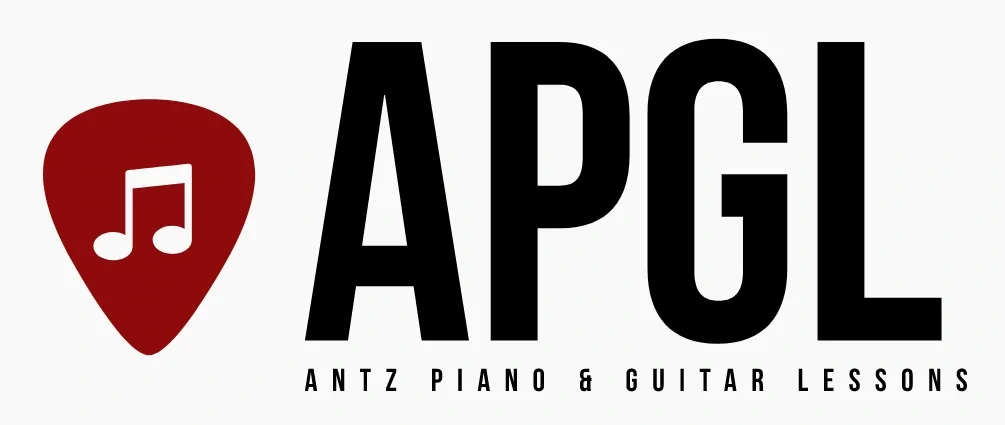 Official AntZ Piano and Guitar Lessons (APGL) logo